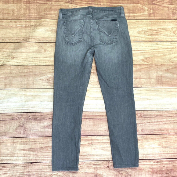 Hudson Womens Krista Super Skinny Jeans Size‎ 28 Grey Stretch Low Rise - Picture 2 of 8